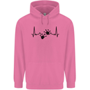 Lizard ECG Gekko Pulse Bearded Dragon Childrens Kids Hoodie Azalea