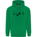 Lizard ECG Gekko Pulse Bearded Dragon Childrens Kids Hoodie Irish Green