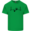 Lizard ECG Gekko Pulse Bearded Dragon Kids T-Shirt Childrens Irish Green