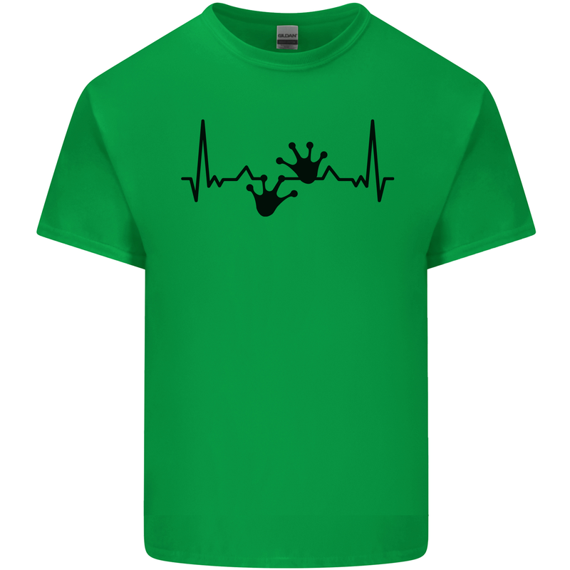 Lizard ECG Gekko Pulse Bearded Dragon Kids T-Shirt Childrens Irish Green