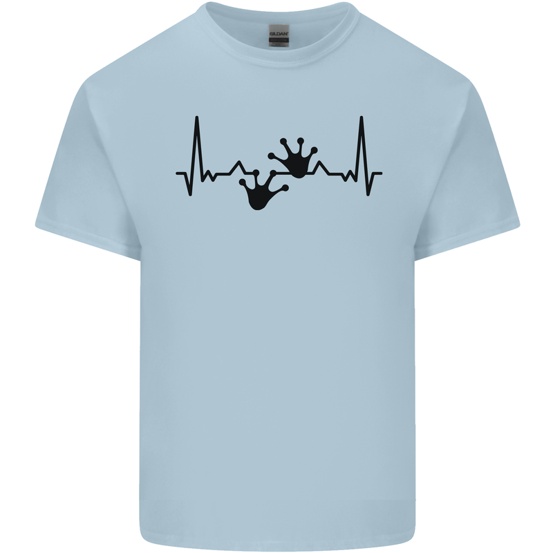Lizard ECG Gekko Pulse Bearded Dragon Kids T-Shirt Childrens Light Blue