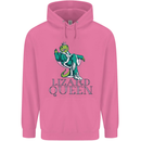 Lizard Queen Chameleon Bearded Dragon Mens 80% Cotton Hoodie Azelea