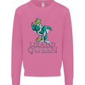 Lizard Queen Chameleon Bearded Dragon Mens Sweatshirt Jumper Azalea