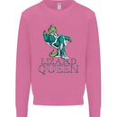 Lizard Queen Chameleon Bearded Dragon Mens Sweatshirt Jumper Azalea