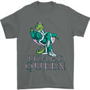 Lizard Queen Chameleon Bearded Dragon Mens T-Shirt 100% Cotton Charcoal