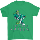 Lizard Queen Chameleon Bearded Dragon Mens T-Shirt 100% Cotton Irish Green