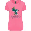 Lizard Queen Chameleon Bearded Dragon Womens Wider Cut T-Shirt Azalea