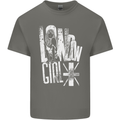 London Girl Mens Cotton T-Shirt Tee Top Charcoal