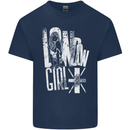 London Girl Mens Cotton T-Shirt Tee Top Navy Blue