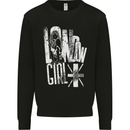 London Girl Mens Sweatshirt Jumper Black