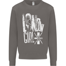 London Girl Mens Sweatshirt Jumper Charcoal