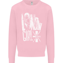 London Girl Mens Sweatshirt Jumper Light Pink