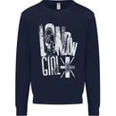 London Girl Mens Sweatshirt Jumper Navy Blue
