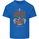 Long Live Rock n Roll Heavy Metal Guitar Mens Cotton T-Shirt Tee Top Royal Blue