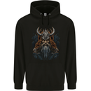 Lord of the Vikings Mens 80% Cotton Hoodie Black