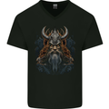 Lord of the Vikings Mens V-Neck Cotton T-Shirt Black