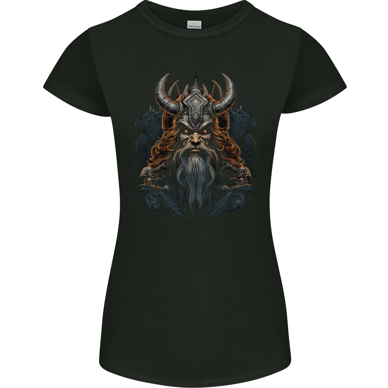 Lord of the Vikings Womens Petite Cut T-Shirt Black