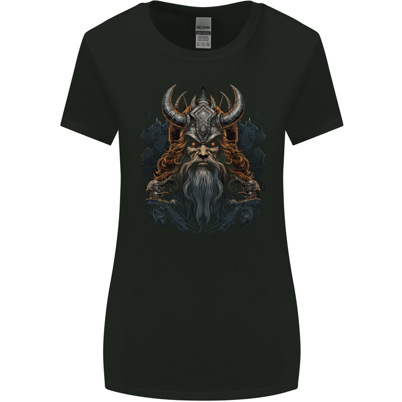 Lord of the Vikings Womens Wider Cut T-Shirt Black