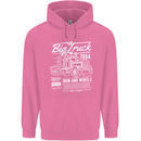 Lorry Driver HGV Big Truck Childrens Kids Hoodie Azalea