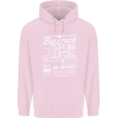 Lorry Driver HGV Big Truck Childrens Kids Hoodie Light Pink