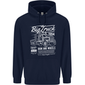 Lorry Driver HGV Big Truck Childrens Kids Hoodie Navy Blue