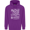 Lorry Driver HGV Big Truck Childrens Kids Hoodie Purple