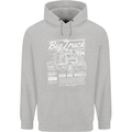 Lorry Driver HGV Big Truck Childrens Kids Hoodie Sports Grey