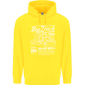 Lorry Driver HGV Big Truck Childrens Kids Hoodie Yellow