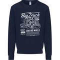 Lorry Driver HGV Big Truck Kids Sweatshirt Jumper Navy Blue