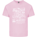Lorry Driver HGV Big Truck Kids T-Shirt Childrens Light Pink