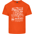 Lorry Driver HGV Big Truck Kids T-Shirt Childrens Orange