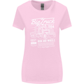 Lorry Driver HGV Big Truck Womens Wider Cut T-Shirt Light Pink