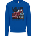 Lorry Driver I Like Big Trucks I Cannot Lie Trucker Mens Sweatshirt Jumper Royal Blue