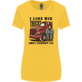 Lorry Driver I Like Big Trucks I Cannot Lie Trucker Womens Wider Cut T-Shirt Yellow