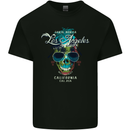 Los Angeles Surf Skull Surfing Kids T-Shirt Childrens Black