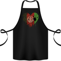 Love Afghanistan Flag Afghan Day Football Cotton Apron 100% Organic Black