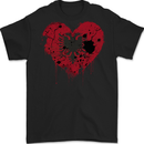 Love Albania Flag Albanian Day Football Mens Gildan Cotton T-Shirt Black