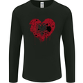 Love Albania Flag Albanian Day Football Mens Long Sleeve T-Shirt Black