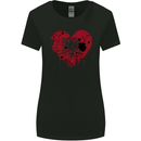 Love Albania Flag Albanian Day Football Womens Wider Cut T-Shirt Black