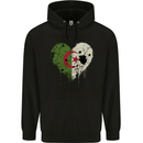 Love Algeria Flag Algerian Day Football Mens 80% Cotton Hoodie Black
