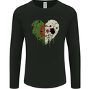 Love Algeria Flag Algerian Day Football Mens Long Sleeve T-Shirt Black
