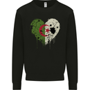 Love Algeria Flag Algerian Day Football Mens Sweatshirt Jumper Black