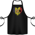 Love Andorra Flag Andorran Day Football Cotton Apron 100% Organic Black