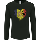 Love Andorra Flag Andorran Day Football Mens Long Sleeve T-Shirt Black