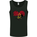 Love Angola Flag Angolan Day Football Mens Vest Tank Top Black