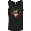 Love Antigua and Barbuda Flag Day Football Mens Vest Tank Top Black