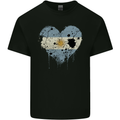 Love Argentina Flag Argentinian Day Football Mens Cotton T-Shirt Tee Top Black