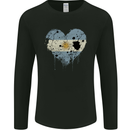 Love Argentina Flag Argentinian Day Football Mens Long Sleeve T-Shirt Black