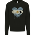 Love Argentina Flag Argentinian Day Football Mens Sweatshirt Jumper Black