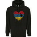 Love Armenia Flag Armenian Day Football Mens 80% Cotton Hoodie Black